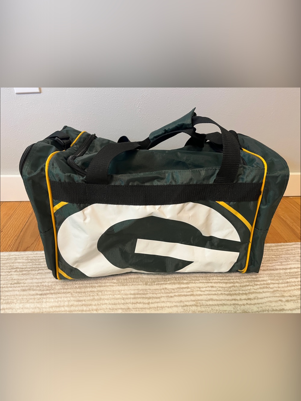 Green Bay Packers Duffel Bag with Logo
